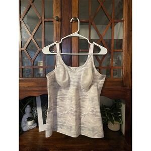 Ruby Ribbon Camouflage Built-in Bra Tank Top Size 44